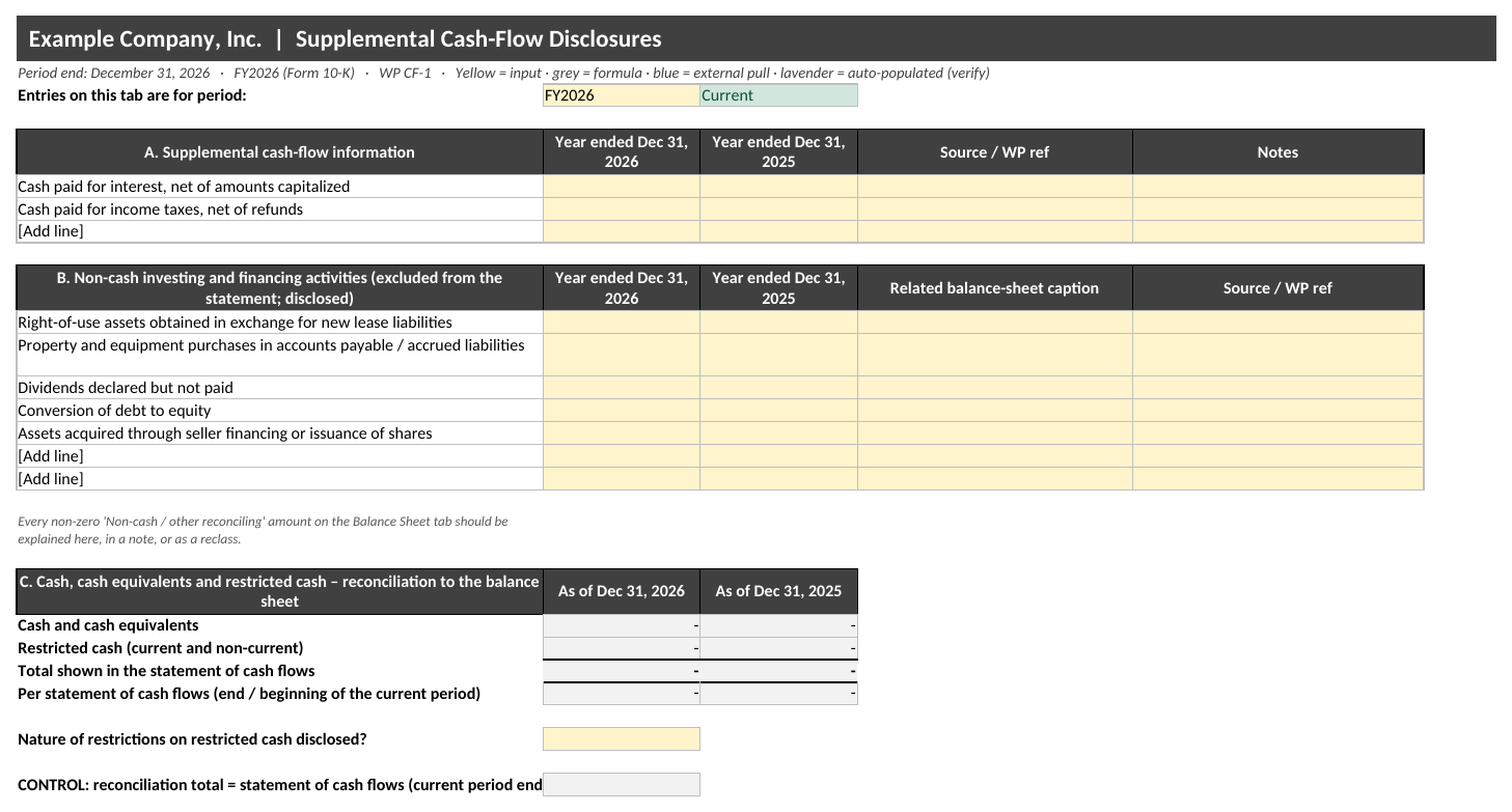 Supplemental tab preview