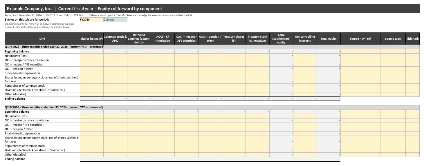 Current FY tab preview